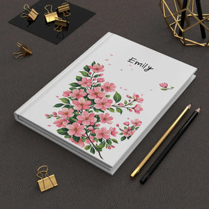 Personalized Floral Hardcover Journal - Cherry Blossom - Dipaliz - Paper Products