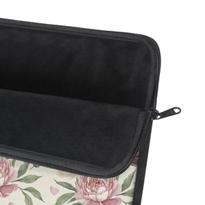 Personalized Floral Laptop Sleeve, Custom Name - Sleeves