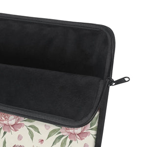 Personalized Floral Laptop Sleeve, Custom Name - Sleeves