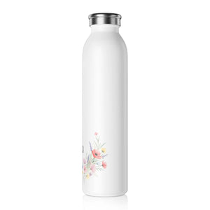Personalized Floral Stainless Steel Bottle - Dipaliz - Water Bottles