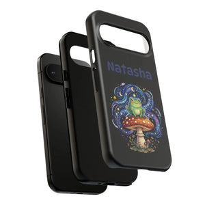 Personalized Frog on Mushroom Tough Phone Case - Mobile Cases