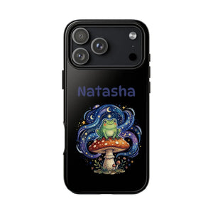 Personalized Frog on Mushroom Tough Phone Case - Mobile Cases