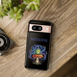 Personalized Frog on Mushroom Tough Phone Case - Mobile Cases