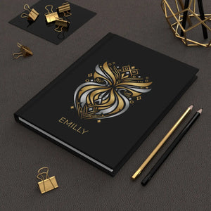 Personalized Gold Owl Art Deco Journal - Dipaliz - Journals