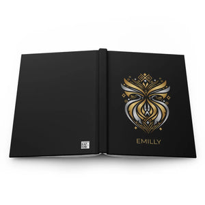 Personalized Gold Owl Art Deco Journal - Dipaliz - Journals