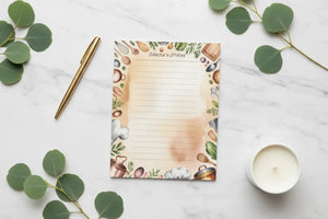 Personalized Kitchen Recipe Notepad - Watercolor - Dipaliz - Notepads