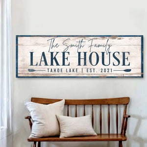 Custom Canvas Sign - Personalized Gifts for Her - Dipaliz - 12x36 Inch Medium Premium Gallery Wrapped