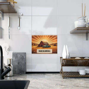 Custom Ceramic Photo Tile – Vintage Farmhouse - Dipaliz - Wall Tiles