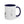 Personalized Monogram Accent Coffee Mug - Elegant Initials with Minimal Floral (11/15 Oz) - Mugs