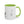 Personalized Monogram Accent Coffee Mug - Elegant Initials with Minimal Floral (11/15 Oz) - Mugs