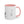 Personalized Monogram Accent Coffee Mug - Elegant Initials with Minimal Floral (11/15 Oz) - Mugs