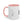 Personalized Monogram Accent Coffee Mug - Elegant Initials with Minimal Floral (11/15 Oz) - Mugs