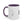 Personalized Monogram Accent Coffee Mug - Elegant Initials with Minimal Floral (11/15 Oz) - Mugs