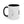 Personalized Monogram Accent Coffee Mug - Elegant Initials with Minimal Floral (11/15 Oz) - Mugs