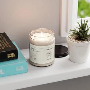 Custom Pisces Scented Soy Candle – 9oz - Dipaliz - Candles