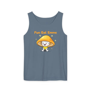 Personalized Name Fun Gal Custom Mushroom Cute Graphic Tank Top - Tops - s