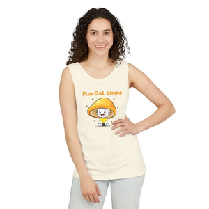 Personalized Name Fun Gal Custom Mushroom Cute Graphic Tank Top - Tops - s