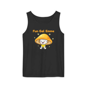 Personalized Name Fun Gal Custom Mushroom Cute Graphic Tank Top - Tops - s