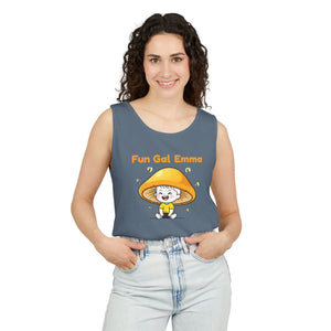 Personalized Name Fun Gal Custom Mushroom Cute Graphic Tank Top - Tops - s