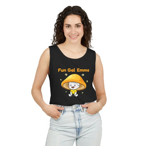 Personalized Name Fun Gal Custom Mushroom Cute Graphic Tank Top - Tops - s