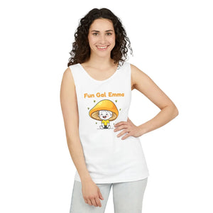 Personalized Name Fun Gal Custom Mushroom Cute Graphic Tank Top - Tops - s