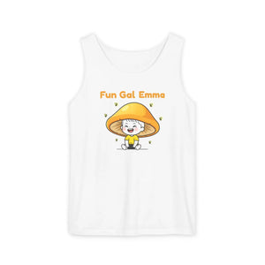 Personalized Name Fun Gal Custom Mushroom Cute Graphic Tank Top - Tops - s