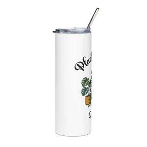 Personalized Plant Mama Tumbler 20oz | Custom Name Lover Gift | Stainless Steel - Tumblers
