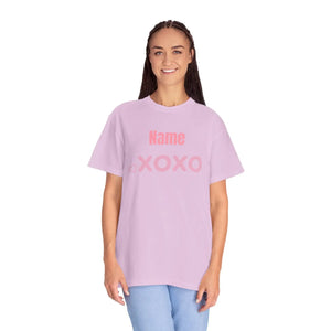 Personalized Xoxo Tee - Custom Valentine Shirt - Dipaliz - T-shirts