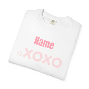 Personalized Xoxo Tee - Custom Valentine Shirt - Dipaliz - T-shirts