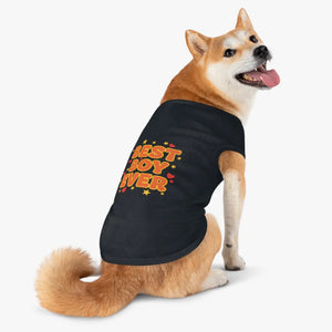 Retro Graphic Dog Shirt - Combed Ringspun Cotton - Dipaliz - Pet Shirts