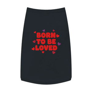 Soft Pet Tank - Loved Heart Print Rib Knit - Dipaliz - Shirts