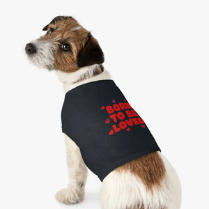 Soft Pet Tank - Loved Heart Print Rib Knit - Dipaliz - Shirts