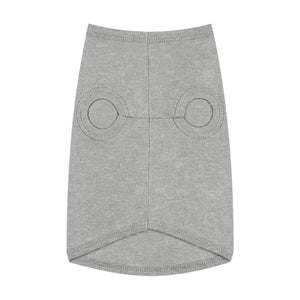 Soft Pet Tank - Loved Heart Print Rib Knit - Dipaliz - Shirts