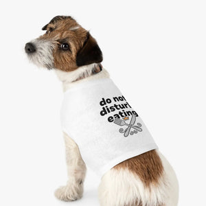 Soft Stretchy Eating Funny Dog Cat Meal Time Tee - Dipaliz - Pet Shirts