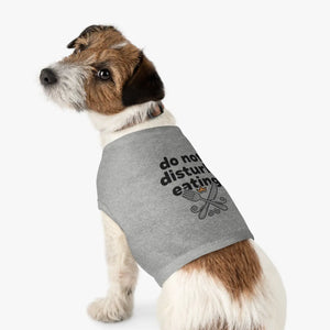 Soft Stretchy Eating Funny Dog Cat Meal Time Tee - Dipaliz - Pet Shirts