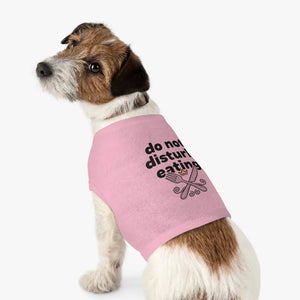Soft Stretchy Eating Funny Dog Cat Meal Time Tee - Dipaliz - Pet Shirts