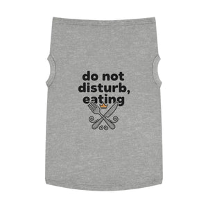 Soft Stretchy Eating Funny Dog Cat Meal Time Tee - Dipaliz - Pet Shirts