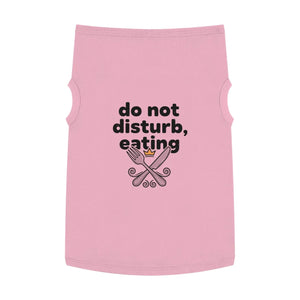 Soft Stretchy Eating Funny Dog Cat Meal Time Tee - Dipaliz - Pet Shirts
