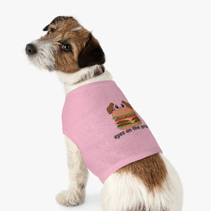 Soft Pet Tank Top Prize Burger Dog Graphic - Dipaliz - Shirts