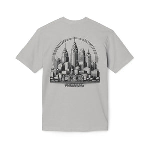 Minimalist Philly Skyline Tee - Gifts for Her - Dipaliz - T-shirts - m