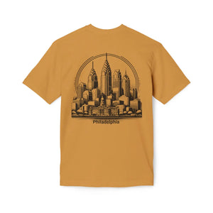 Minimalist Philly Skyline Tee - Gifts for Her - Dipaliz - T-shirts - m