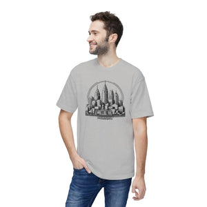 Minimalist Philly Skyline Tee - Gifts for Her - Dipaliz - T-shirts - m