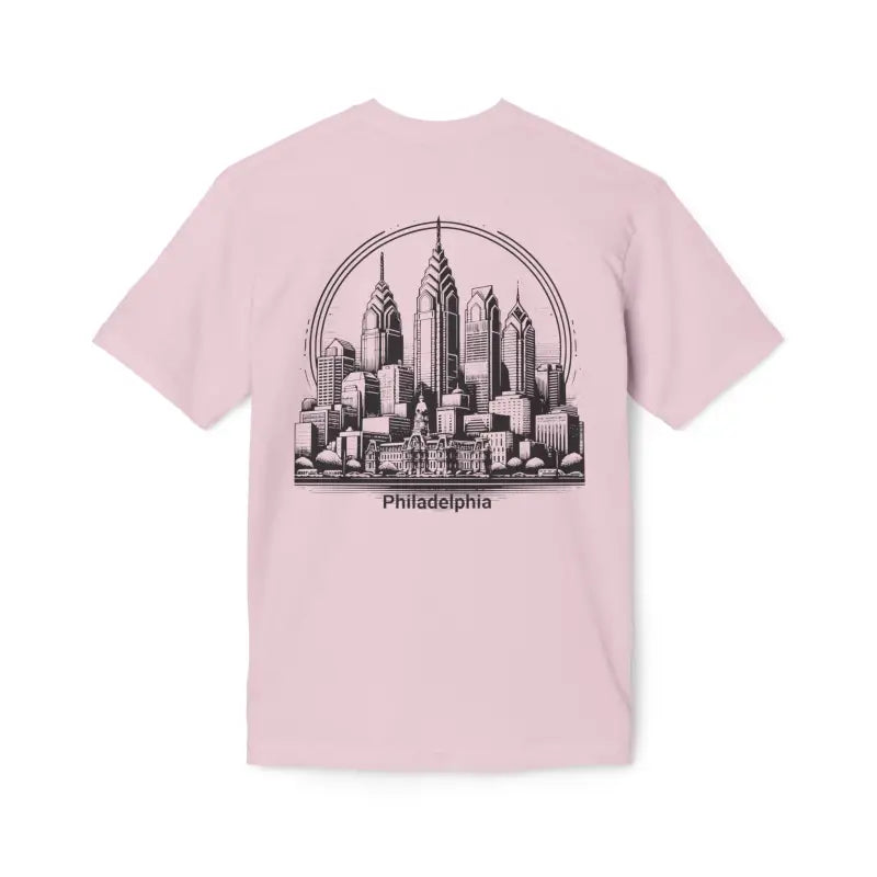 Philly Skyline Style Tee - Made in Usa - T-shirt