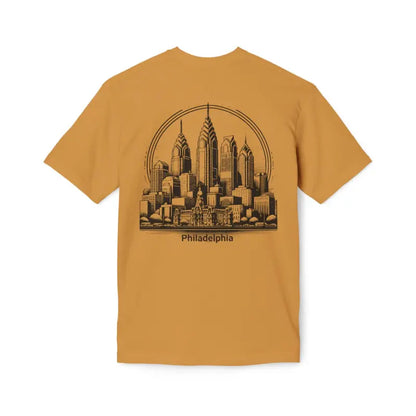 Philly Skyline Style Tee - Made in Usa - T-shirt