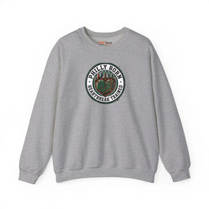 Philly Born Heartbreak Trained Sweatshirt | City Basketball Rivalry Humor