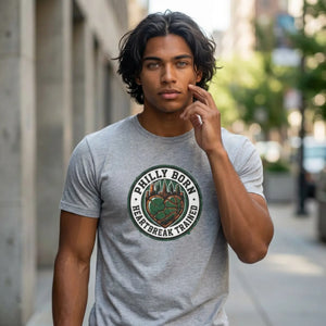 Philly Born Heartbreak Trained Cotton Tee - Hometown Pride - Dipaliz - T-shirts - Xs