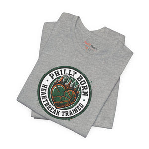 Philly Born Heartbreak Trained Cotton Tee - Hometown Pride - Dipaliz - T-shirts - Xs