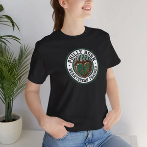 Philly Born Heartbreak Trained Cotton Tee - Hometown Pride - Dipaliz - T-shirts - Xs