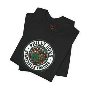 Philly Born Heartbreak Trained Cotton Tee - Hometown Pride - Dipaliz - T-shirts - Xs