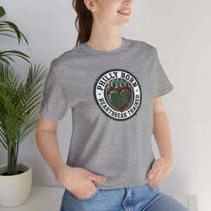 Philly Born Heartbreak Trained Cotton Tee - Hometown Pride - Dipaliz - T-shirts - Xs